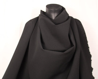 Tissu milano crêpe prestige -  noir - photo 4/4 | So Tissus