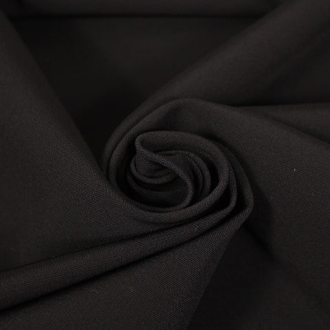 Tissu milano crêpe prestige -  noir - photo 1/4 | So Tissus