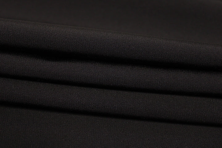 Tissu milano crêpe prestige -  noir - photo 2/4 | So Tissus