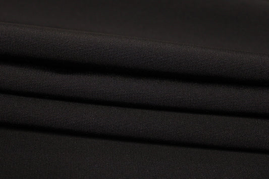 Tissu milano crêpe prestige -  noir - photo 2/4 | So Tissus