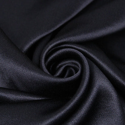 Tissu satin de soie - bleu marine - photo 1/4 | So Tissus