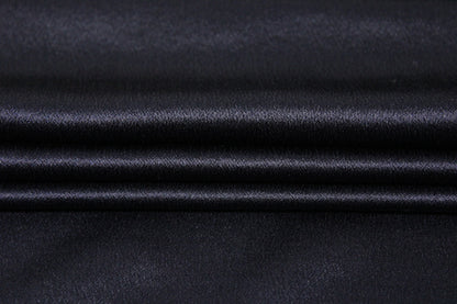 Tissu satin de soie - bleu marine - photo 2/4 | So Tissus