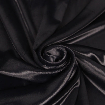 Tissu velours de soie - noir - photo 1/4 | So Tissus