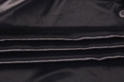 Tissu velours de soie - noir - photo 2/4 | So Tissus