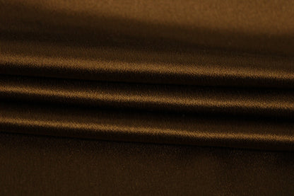 Tissu satin de soie - marron cuivré - photo 2/4 | So Tissus