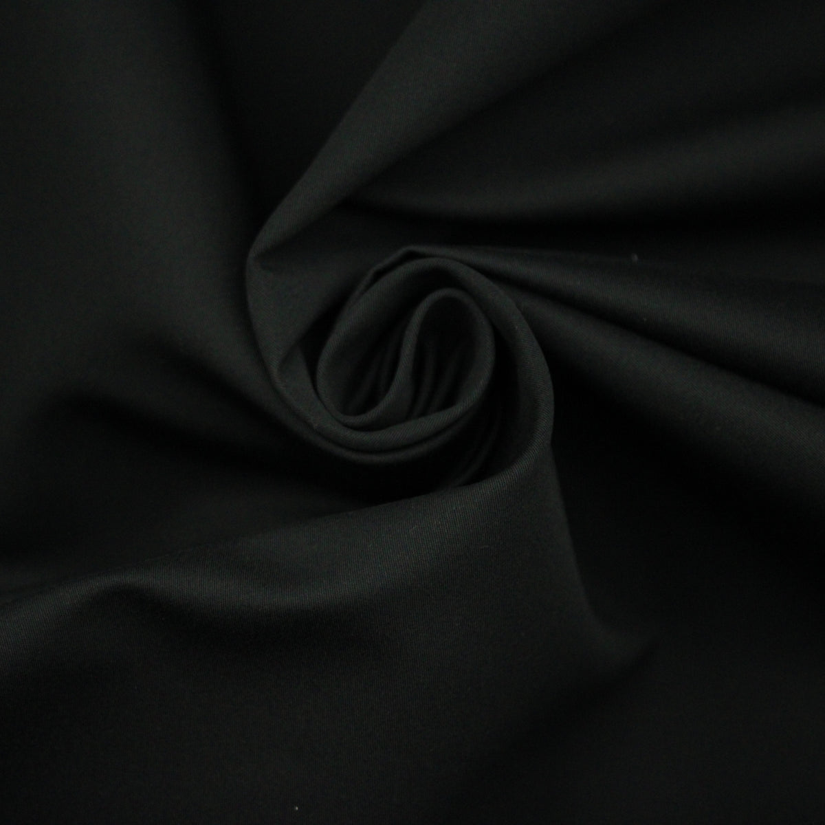 Tissu gabardine de coton prestige- noir