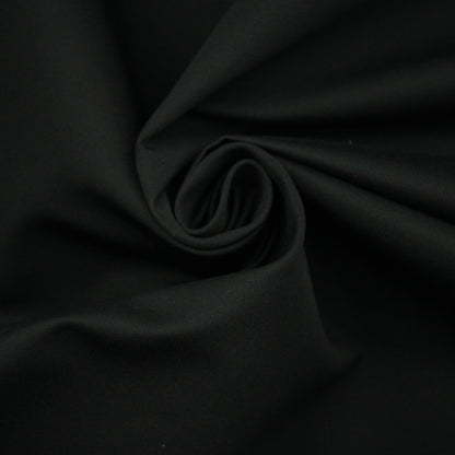 Tissu gabardine de coton prestige- noir