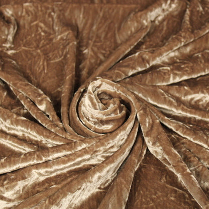 Tissu maille velours frappé - beige - photo 1/4 | So Tissus