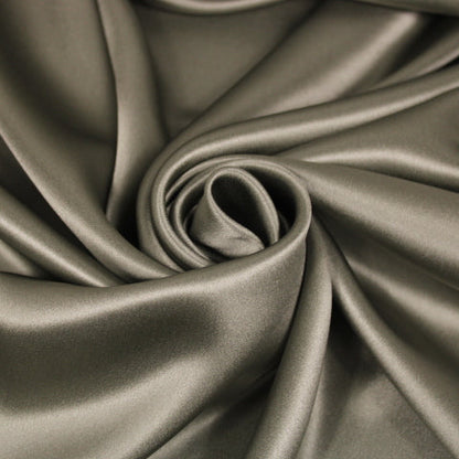 Tissu satin de soie - gris - photo 1/4 | So Tissus