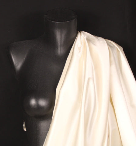 Tissu satin de coton - écru - photo 3/4 | So Tissus