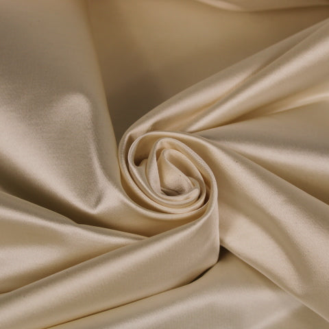 Tissu satin de coton - écru - photo 1/4 | So Tissus