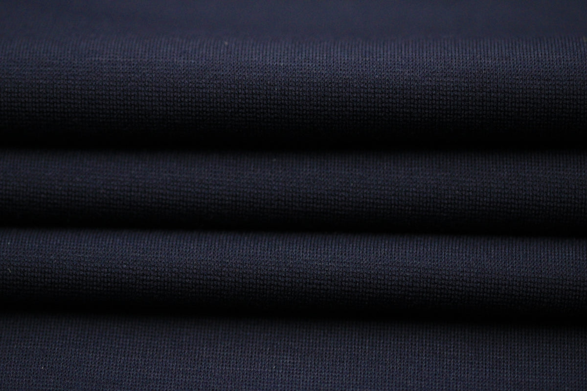 Tissu milano - bleu marine