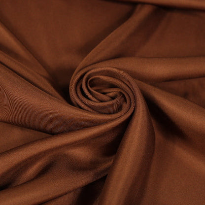 Tissu twill de soie - marron cuivré - photo 1/4 | So Tissus