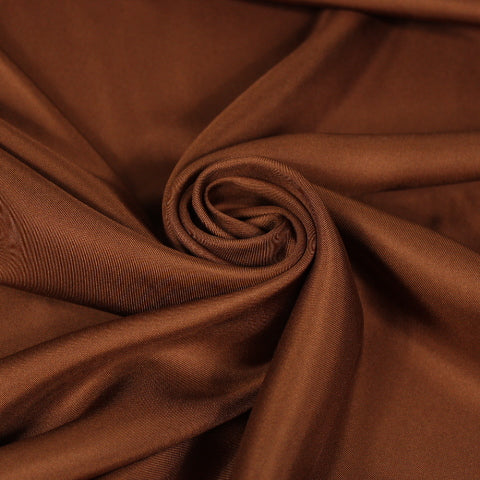 Tissu twill de soie - marron cuivré - photo 1/4 | So Tissus