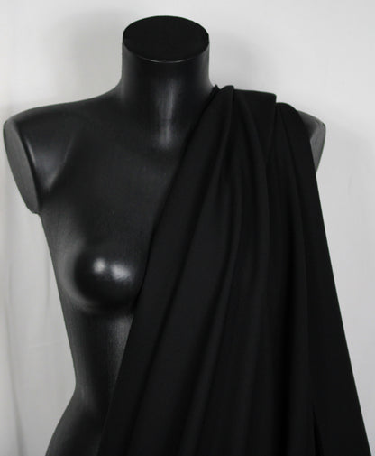 Tissu laine froide - noir