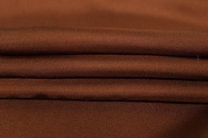 Tissu twill de soie - marron cuivré - photo 2/4 | So Tissus