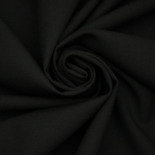 Tissu laine froide - noir