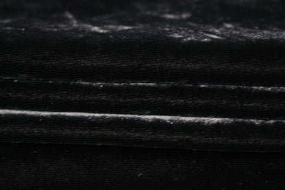 Tissu velours Cupro - noir