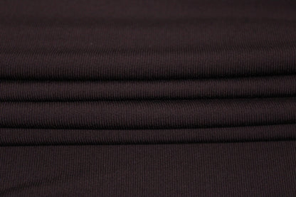 Tissu jersey fluide -  aubergine - photo 2/4 | So Tissus