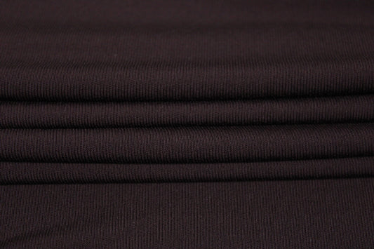 Tissu jersey fluide -  aubergine - photo 2/4 | So Tissus