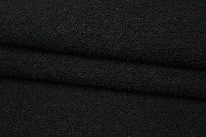 Tissu tweed de laine - noir - photo 2/4 | So Tissus