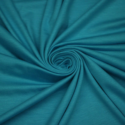 Tissu jersey bambou viscose - bleu céleste ￼