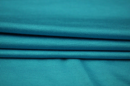 Tissu jersey bambou viscose - bleu céleste ￼