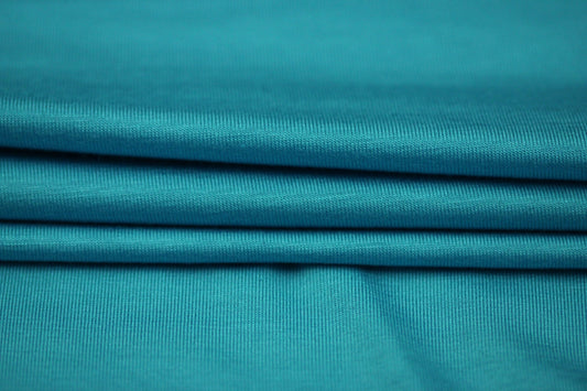 Tissu jersey bambou viscose - bleu céleste ￼