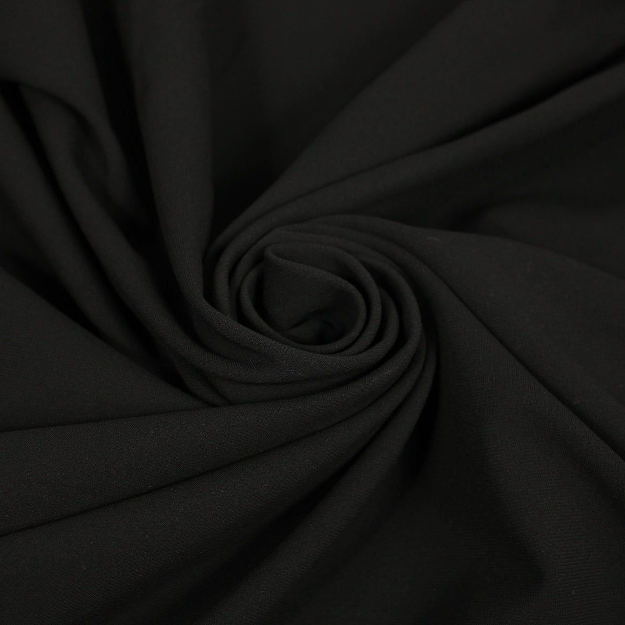 Tissu crepe viscose stretch - noir - photo 1/4 | So Tissus