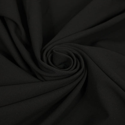 Tissu crepe viscose stretch - noir - photo 1/4 | So Tissus