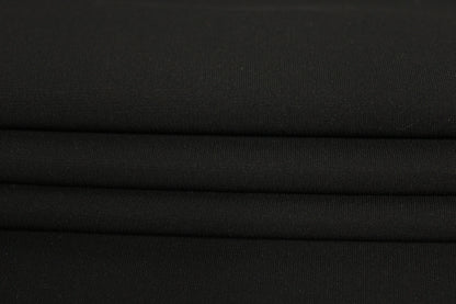 Tissu crepe viscose stretch - noir - photo 2/4 | So Tissus