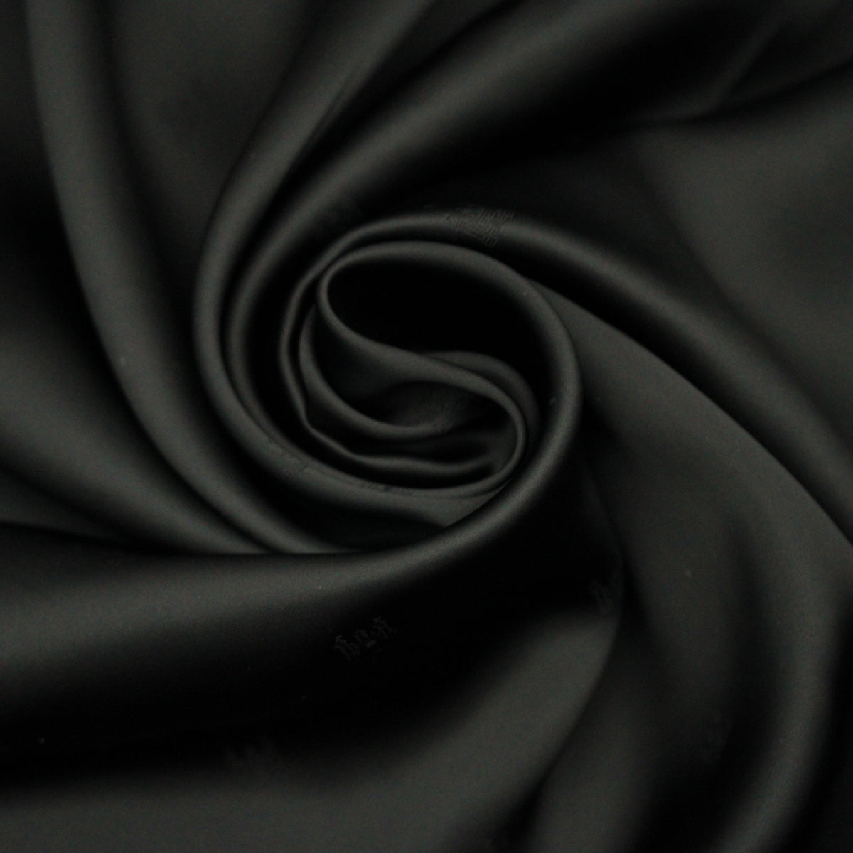 Tissu jacquard - motif château - noir