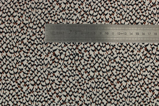 Tissu javanaise de viscose - imprimé tacheté - photo 2/4 | So Tissus