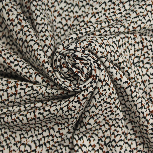 Tissu javanaise de viscose - imprimé tacheté - photo 1/4 | So Tissus