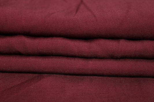 Tissu lin viscose - lie de vin - photo 2/4 | So Tissus
