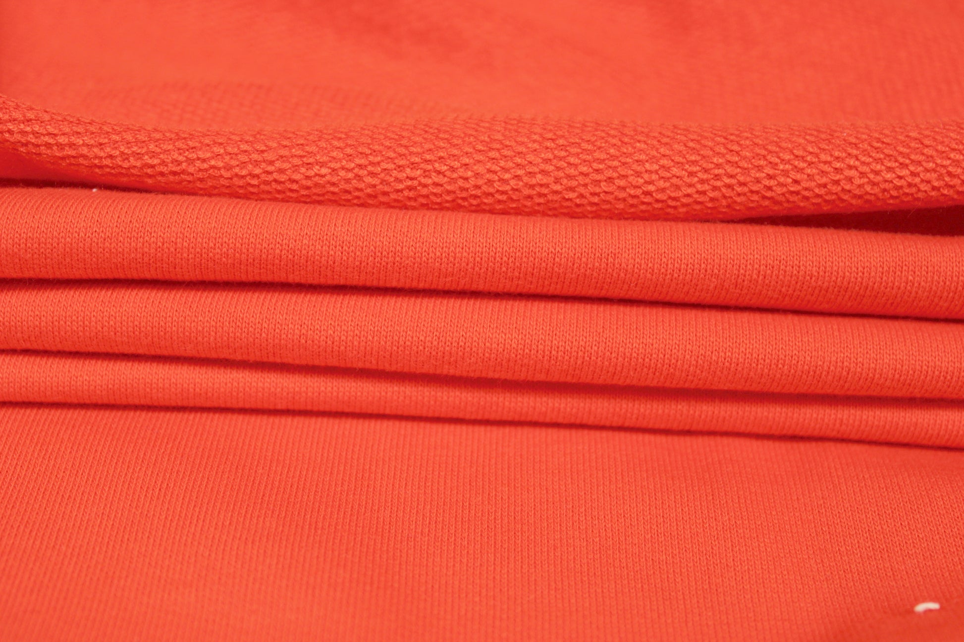 Tissu molleton japonais épais - orange vif - photo 2/4 | So Tissus