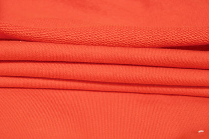 Tissu molleton japonais épais - orange vif - photo 2/4 | So Tissus