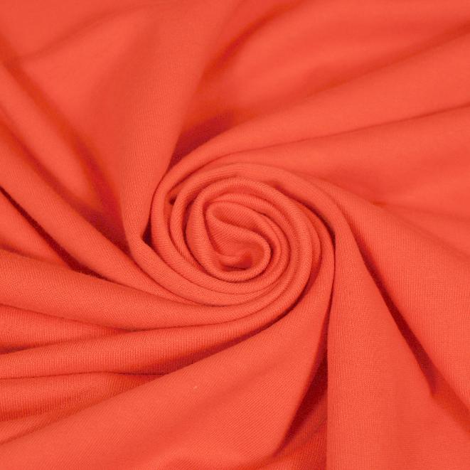 Tissu molleton japonais épais - orange vif - photo 1/4 | So Tissus