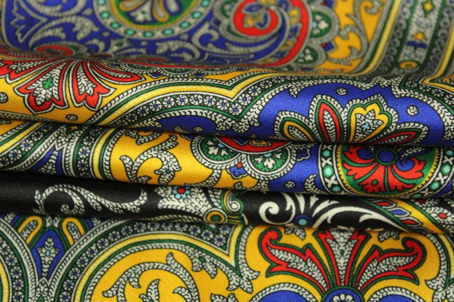 Tissu twill - imprimé floral - multicolore