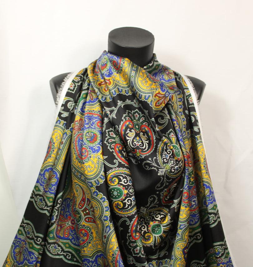 Tissu twill - imprimé floral - multicolore