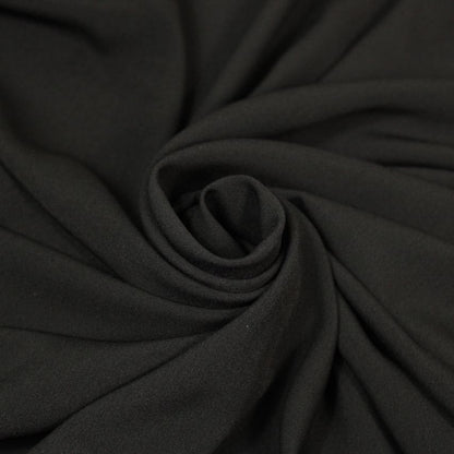 Tissu crêpe de chine - noir - photo 1/4 | So Tissus