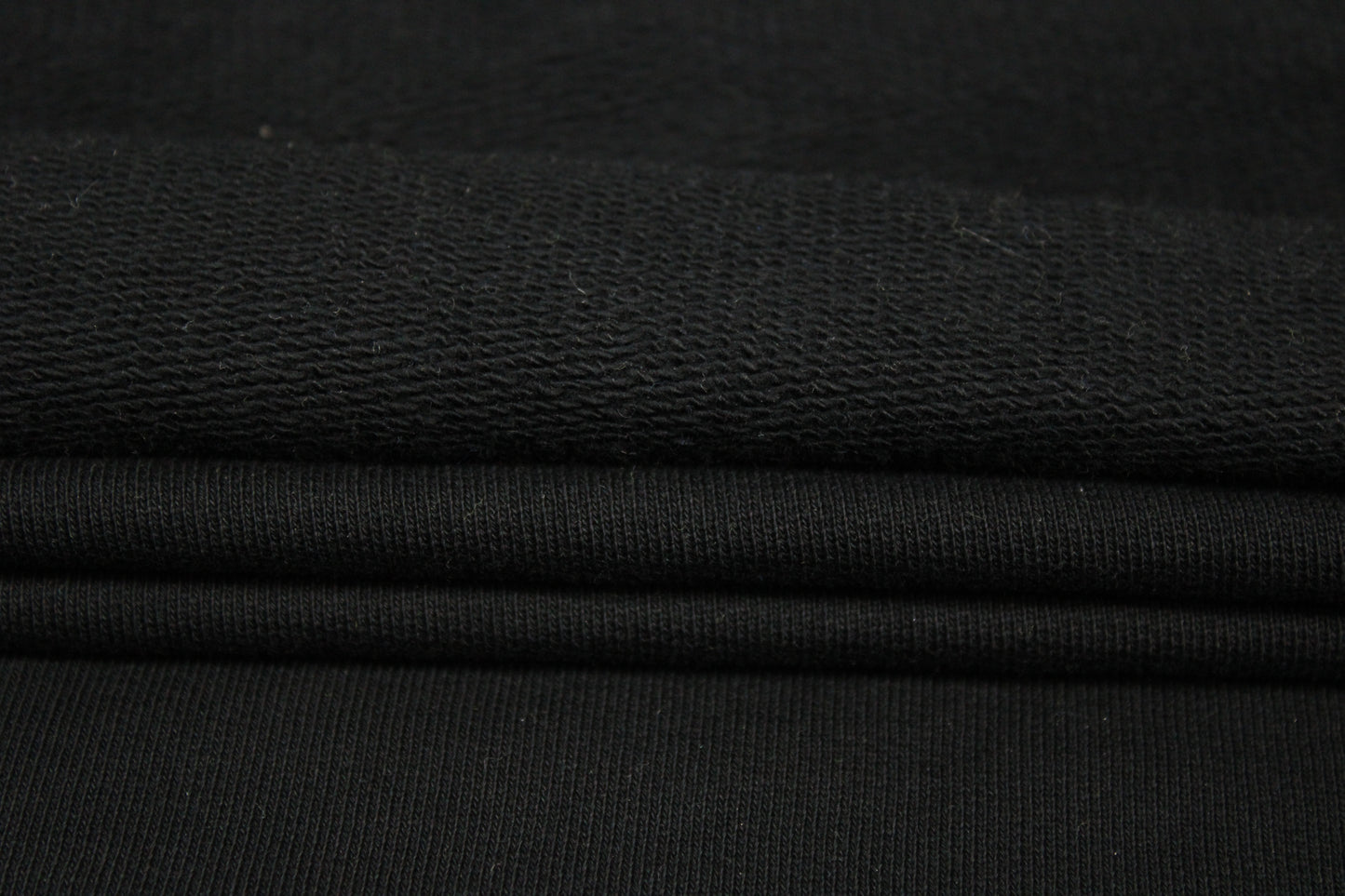 Tissu molleton japonais - noir - photo 2/4 | So Tissus
