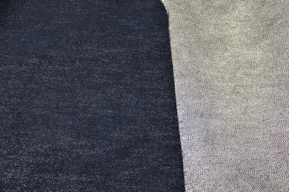 Tissu denim - brut et argenté - photo 4/4 | So Tissus