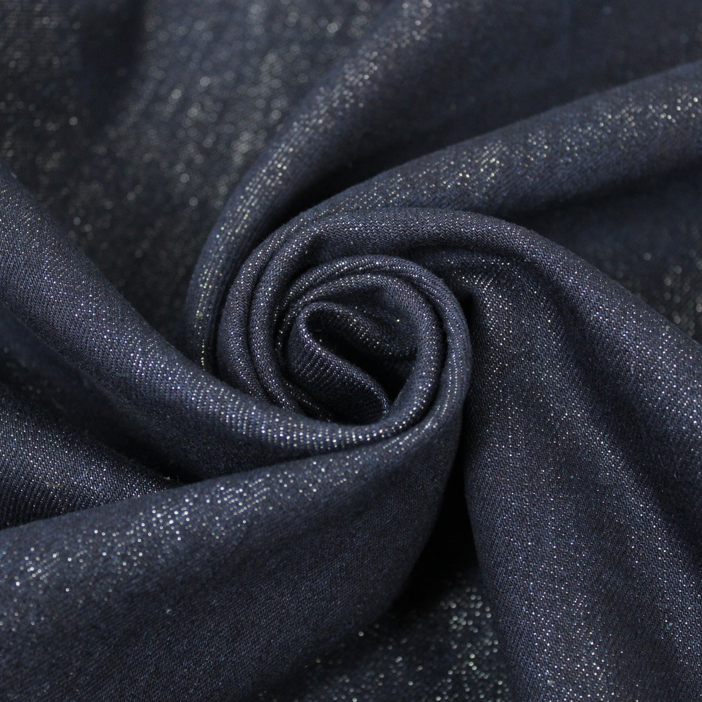 Tissu denim - brut et argenté - photo 1/4 | So Tissus