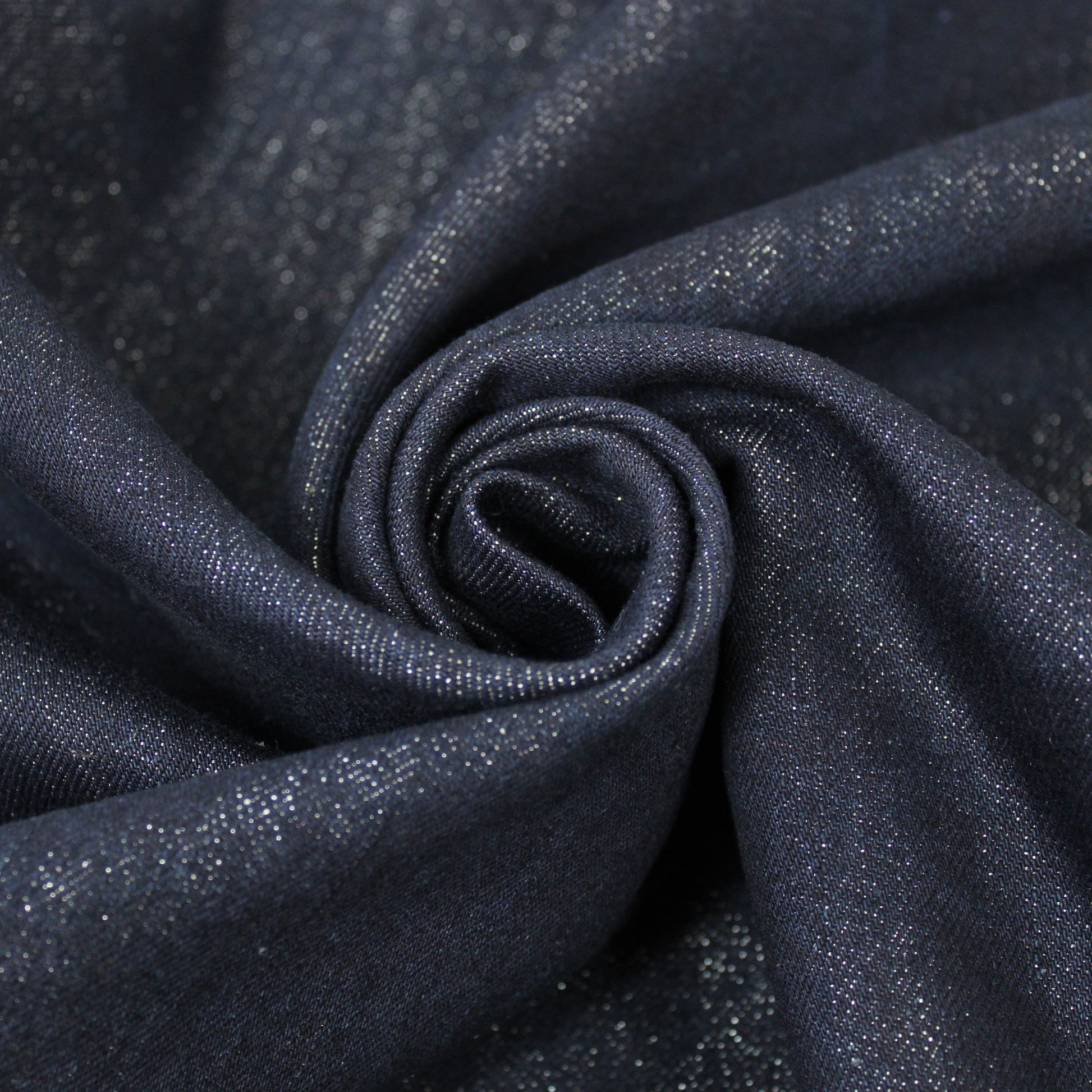 Tissu denim - brut et argenté - photo 1/4 | So Tissus