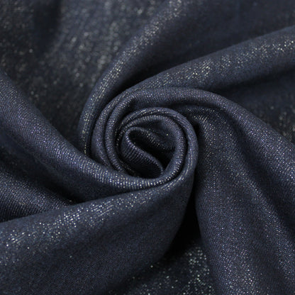 Tissu denim - brut et argenté - photo 1/4 | So Tissus