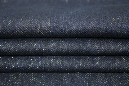 Tissu denim - brut et doré - photo 2/4 | So Tissus