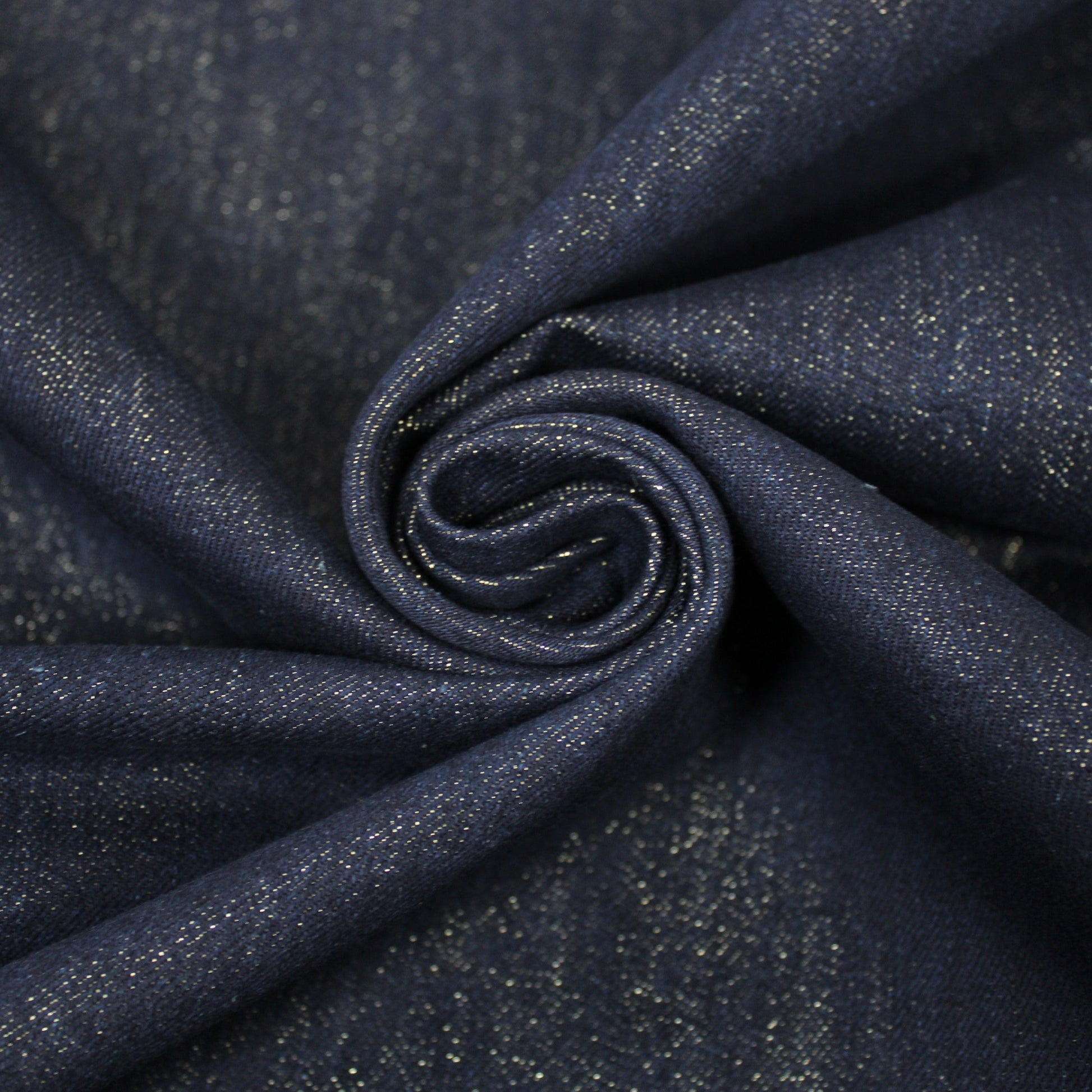 Tissu denim - brut et doré - photo 1/4 | So Tissus