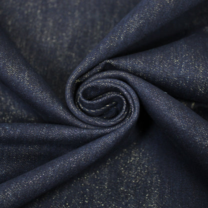Tissu denim - brut et doré - photo 1/4 | So Tissus