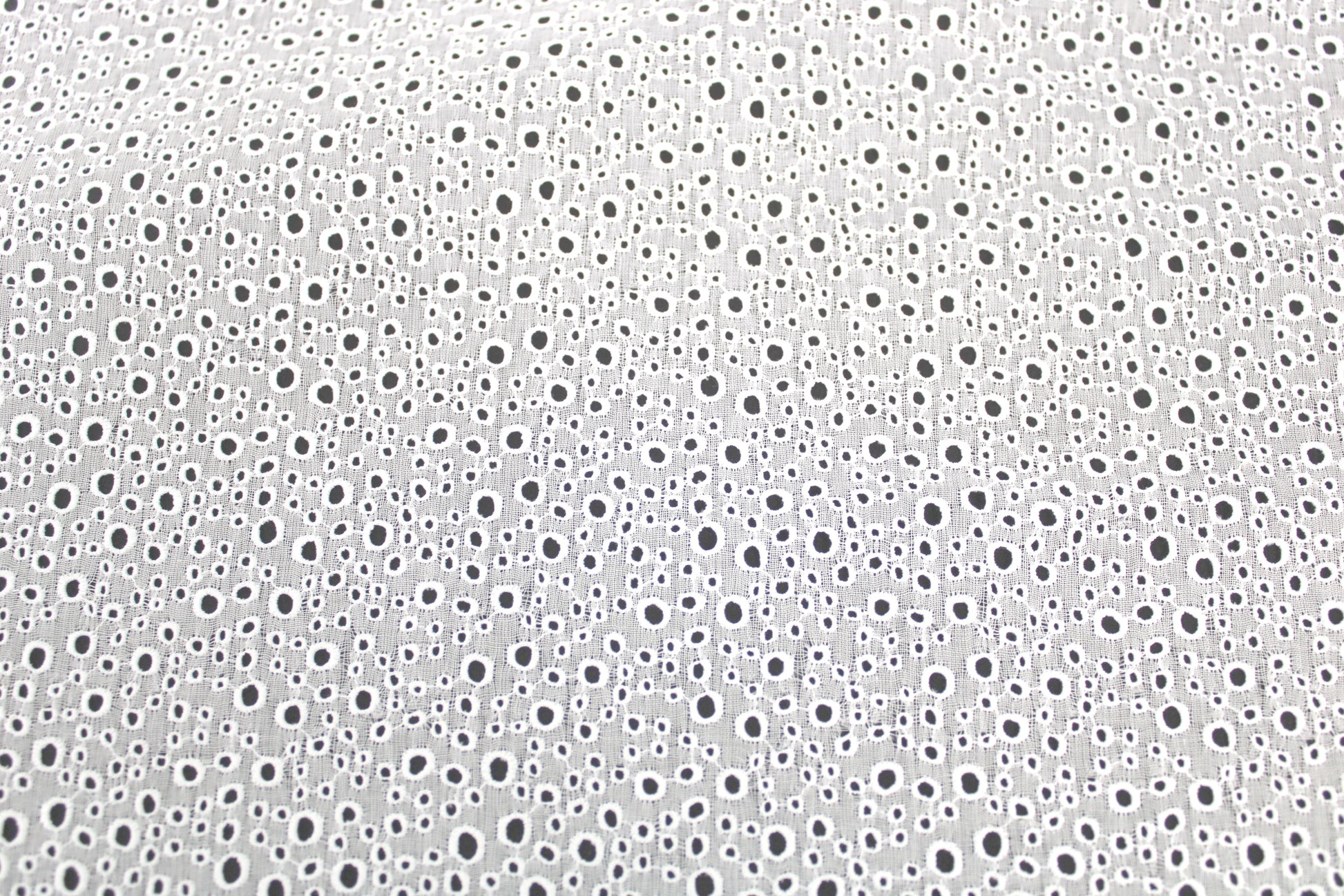 Tissu broderie anglaise - blanc - photo 3/4 | So Tissus